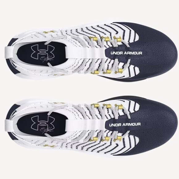 Under Armour Mens Harper 9 Pro ST Metal Baseball Cleats 3027445-103 Size 6.5 - Picture 4 of 6